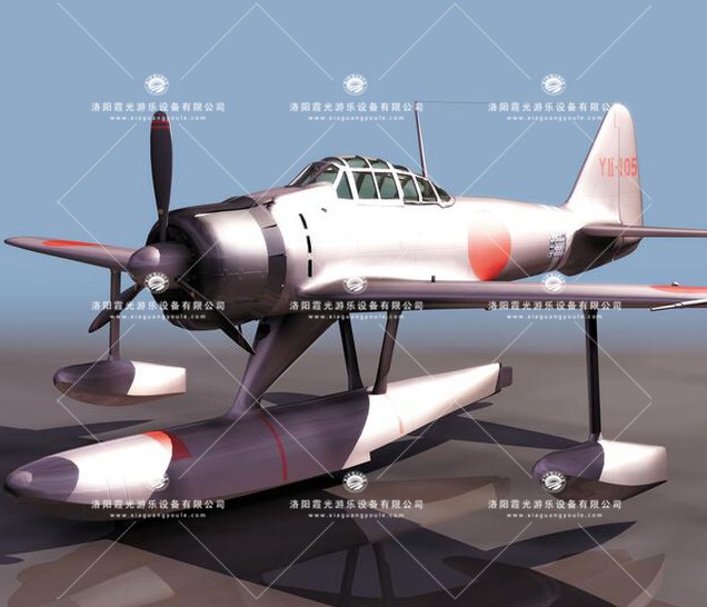 岳普湖3D模型飞机_